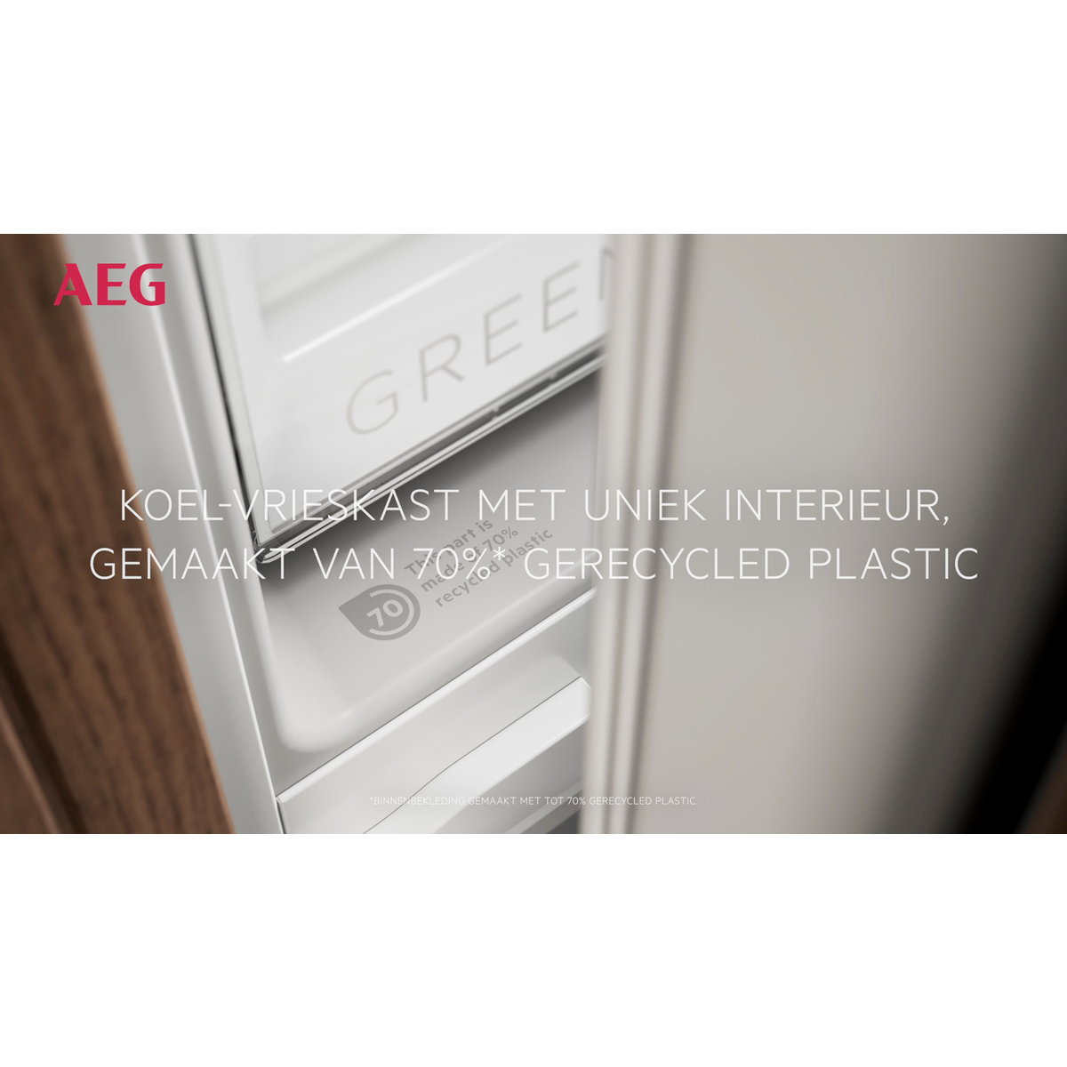 AEG - Inbouw koel-vriescombinatie - TSC8M181BC