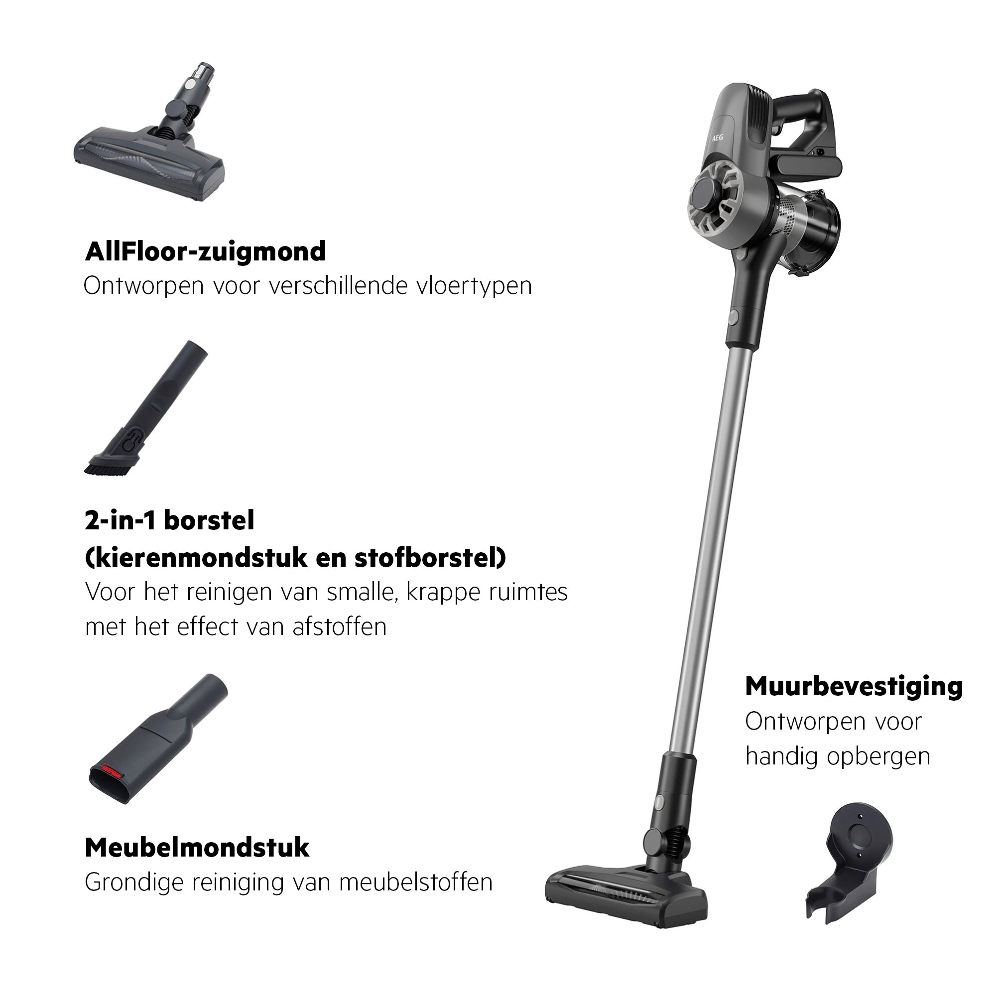 AEG - Steelstofzuiger - AP31CB21TG