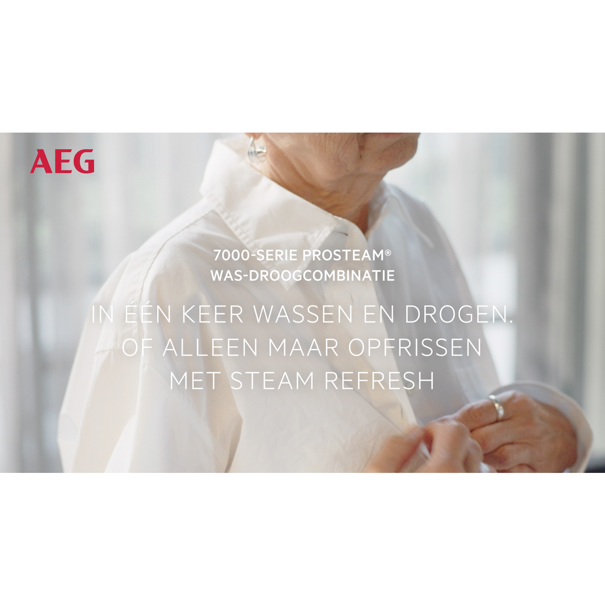 AEG - Vrijstaande was-droogcombinatie - LWR73842