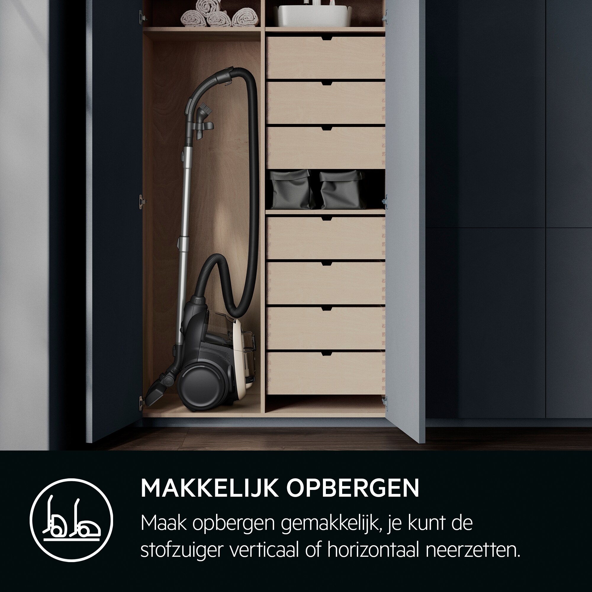 AEG - Stofzuiger zonder zak - AL61H4SW