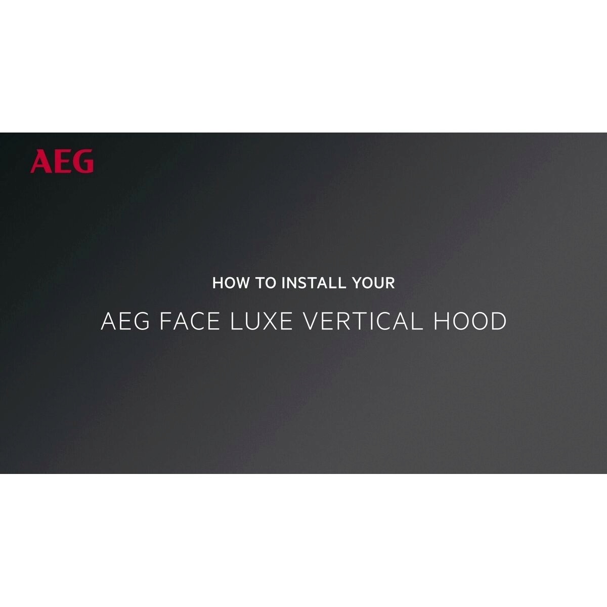 AEG - Zwarte afzuigkap - NDV9791AT