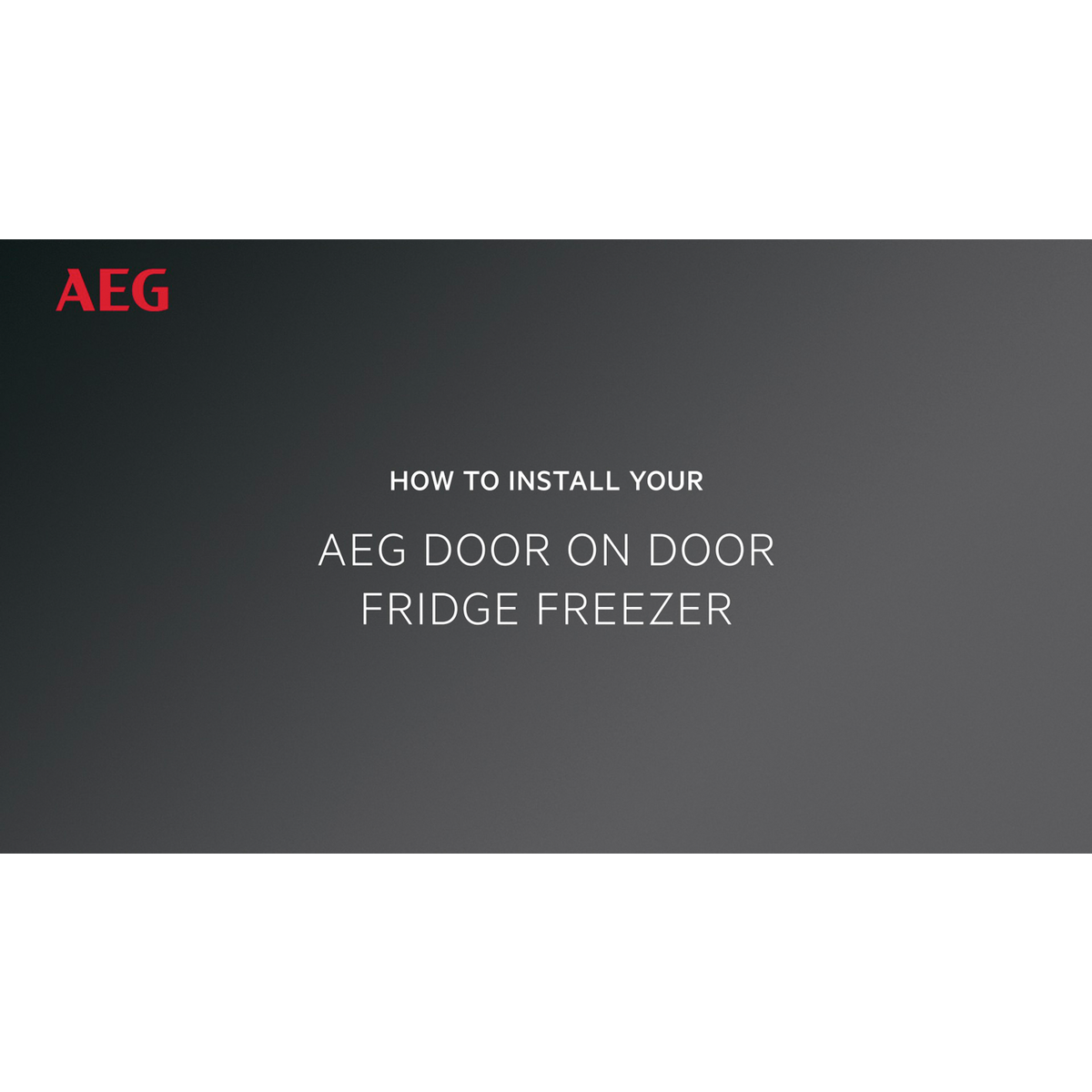 AEG - Inbouw koel-vriescombinatie - TSC5S181DF