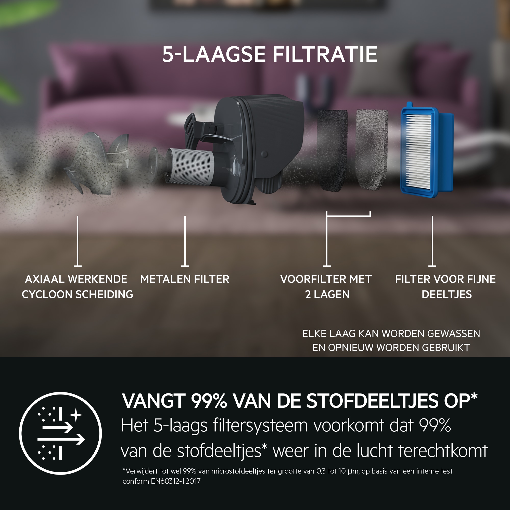 AEG - Steelstofzuiger - AS52CB18SH