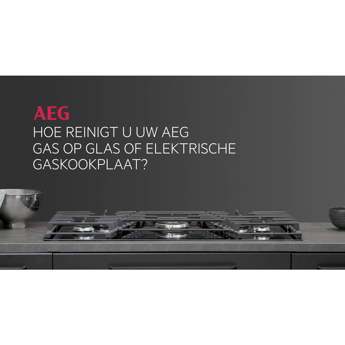 AEG - Gaskookplaat - HKB64420NB