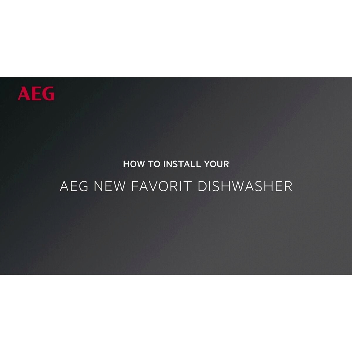 AEG - Inbouw vaatwasser - GI7210B1SN