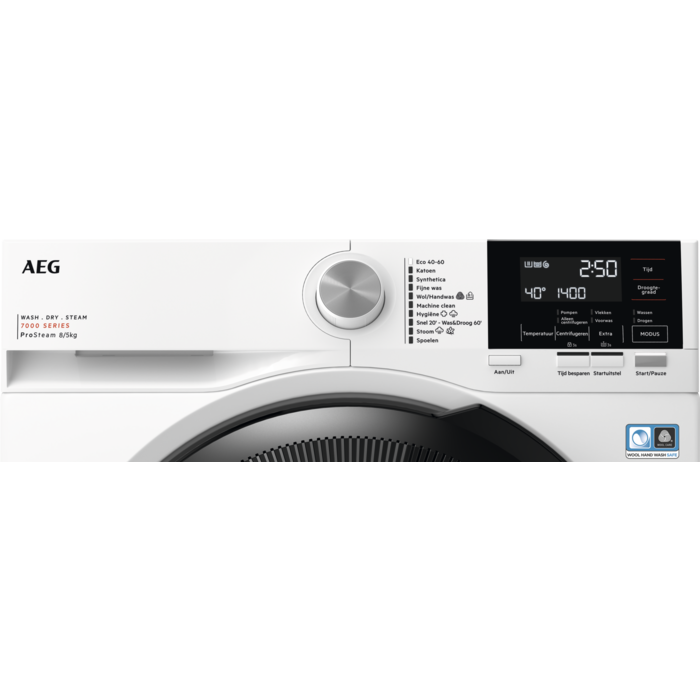 AEG - Vrijstaande was-droogcombinatie - LWR73864