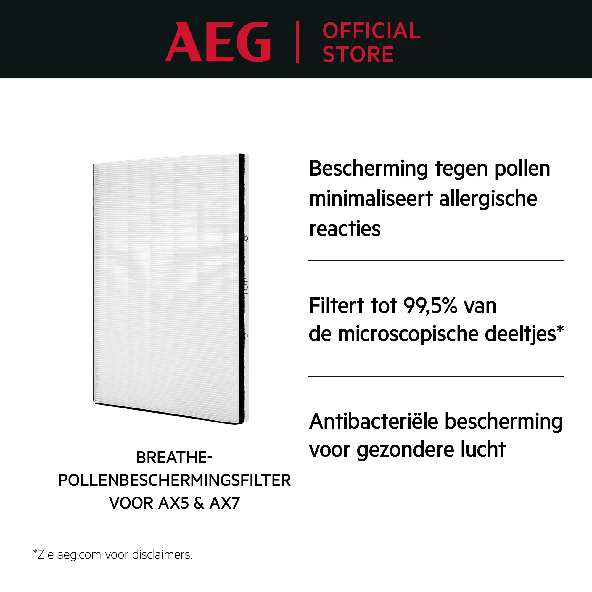 AEG - Filter luchtreiniger - AFWBTH3