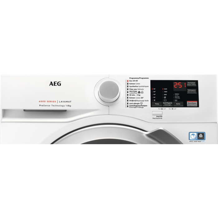 AEG - Wasmachine voorlader - LF62CS86