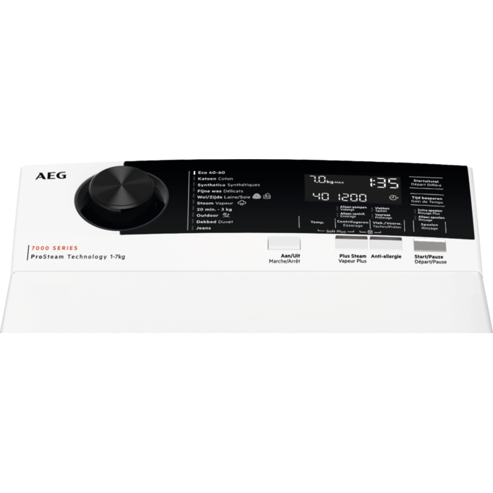 AEG - Wasmachine bovenlader - LTR7STEAM