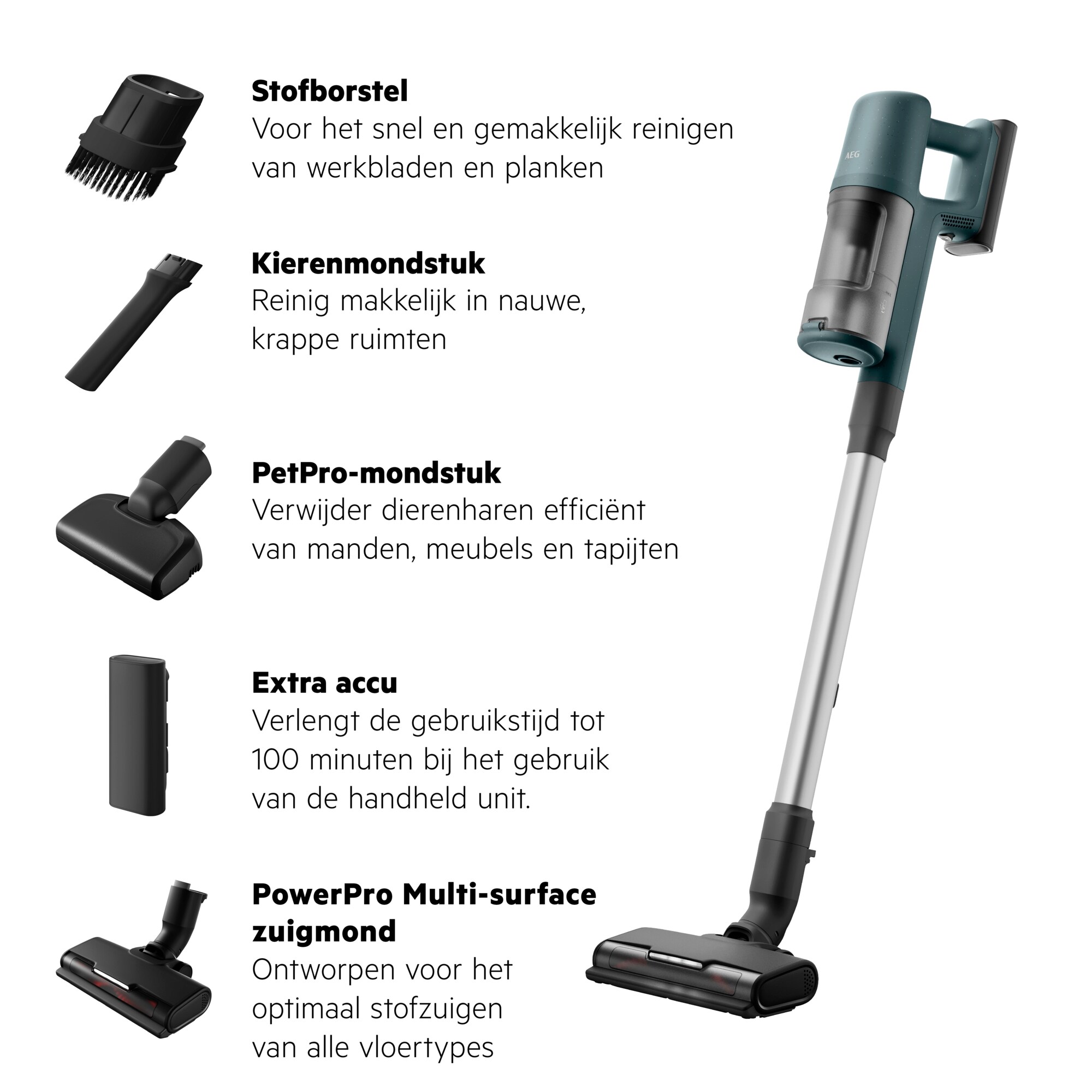 AEG - Steelstofzuiger - AP61AB21EX