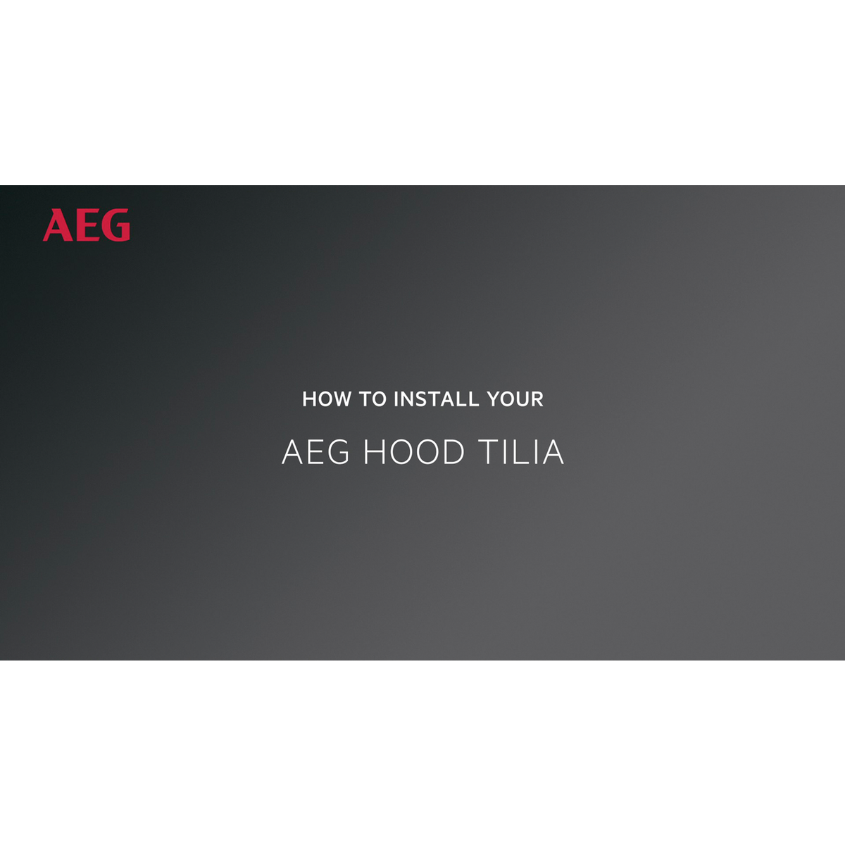 AEG - Inbouw afzuigkap - DGB3523S