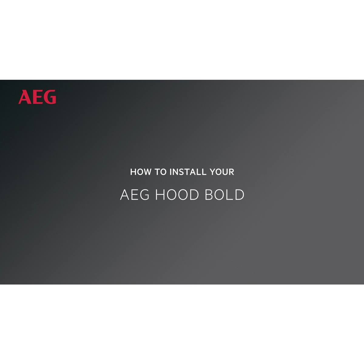 AEG - Inbouw afzuigkap - DGE5861HW
