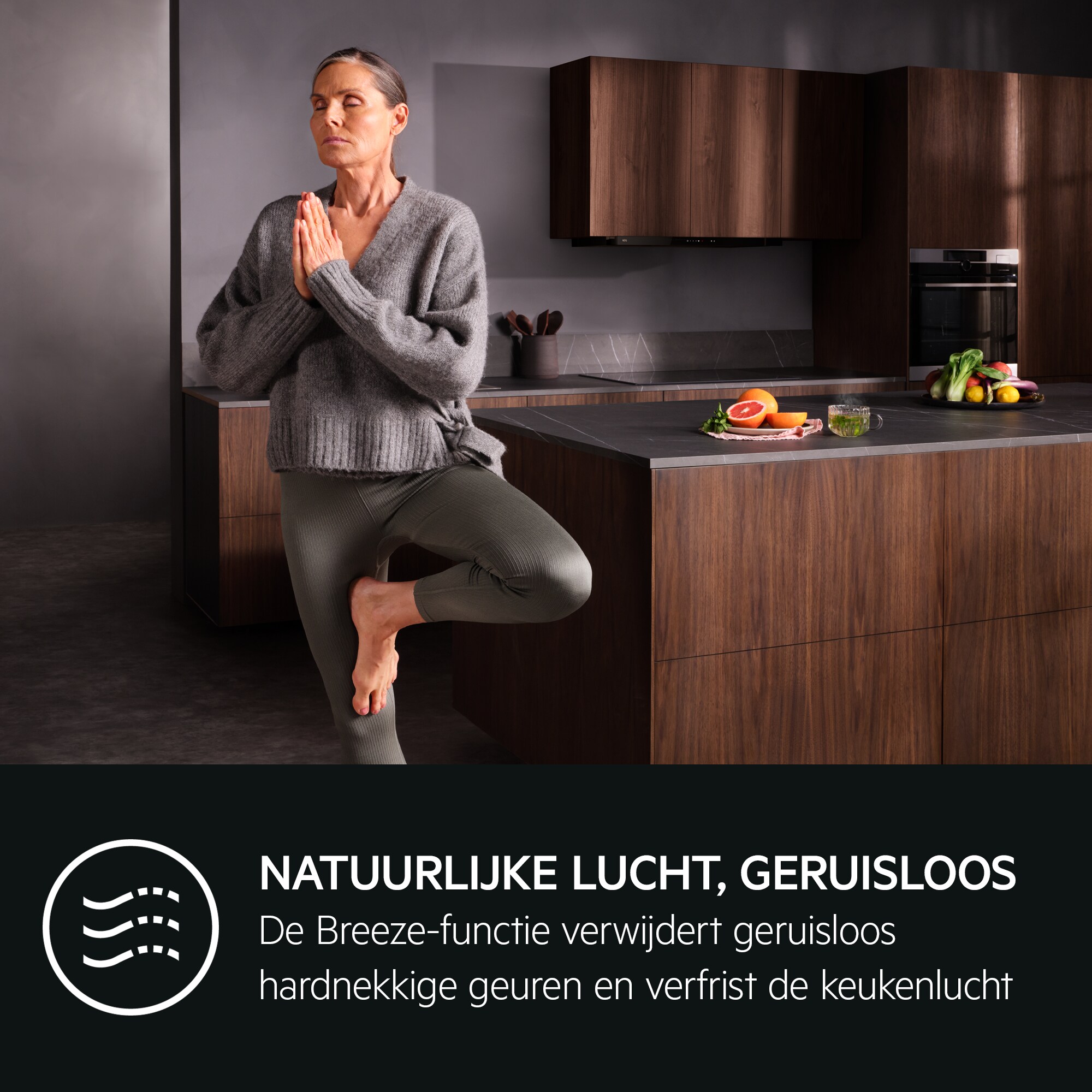 AEG - Zwarte afzuigkap - NDV8791CB