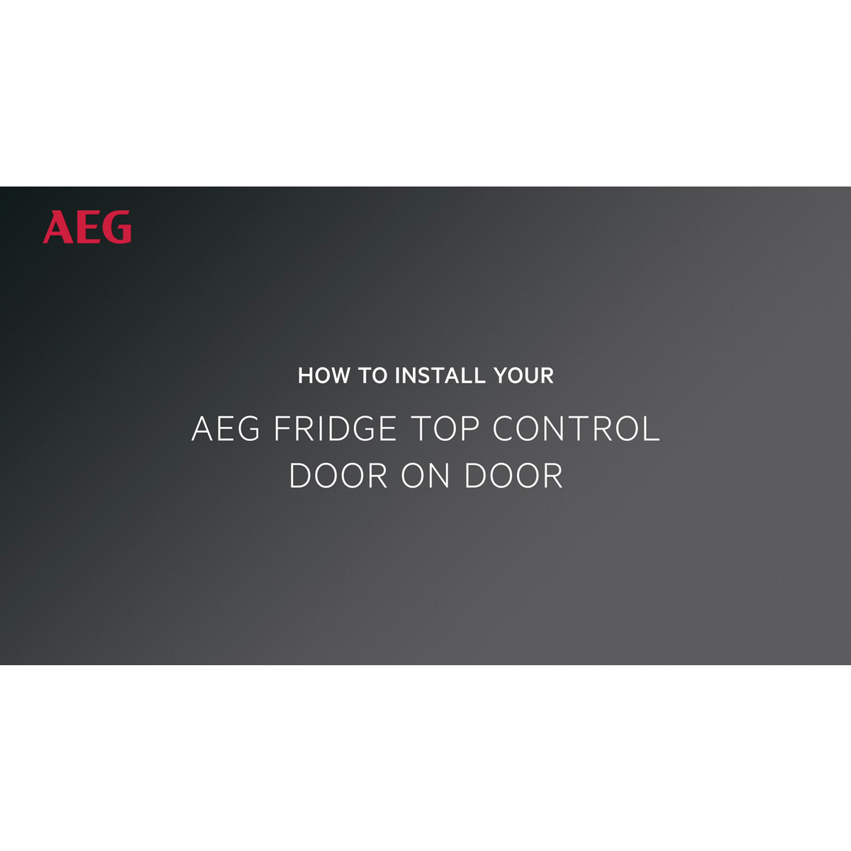 AEG - Inbouw koelkast - ER9D18C