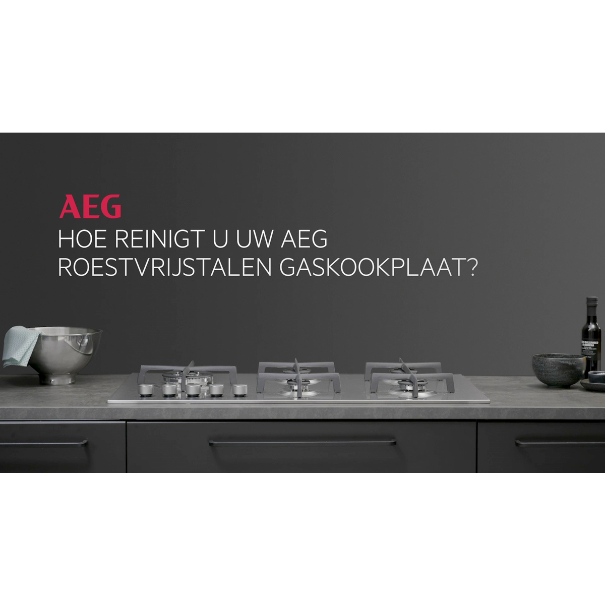 AEG - Gaskookplaat - HGB75520SM