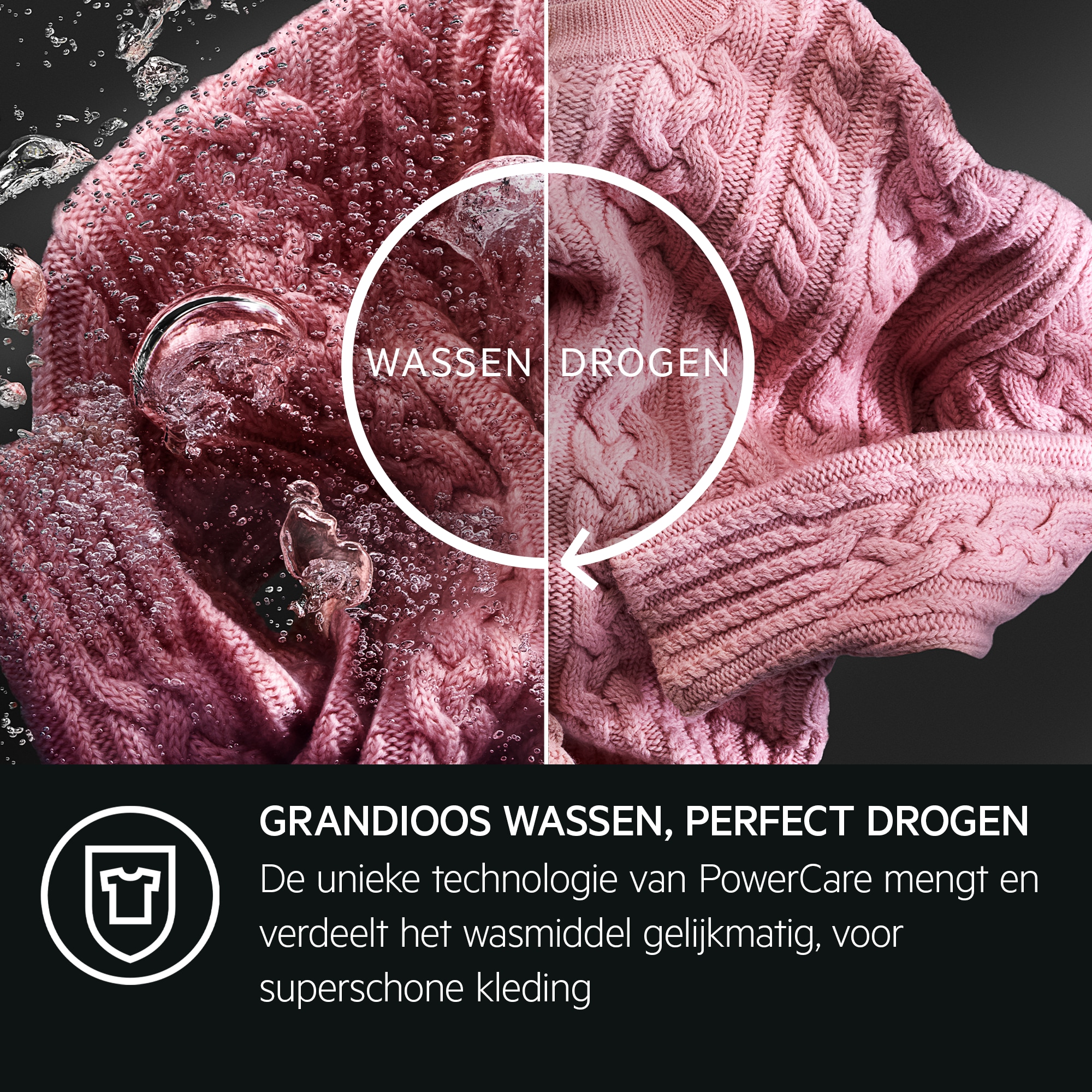 AEG - Vrijstaande was-droogcombinatie - LWR8716AD6