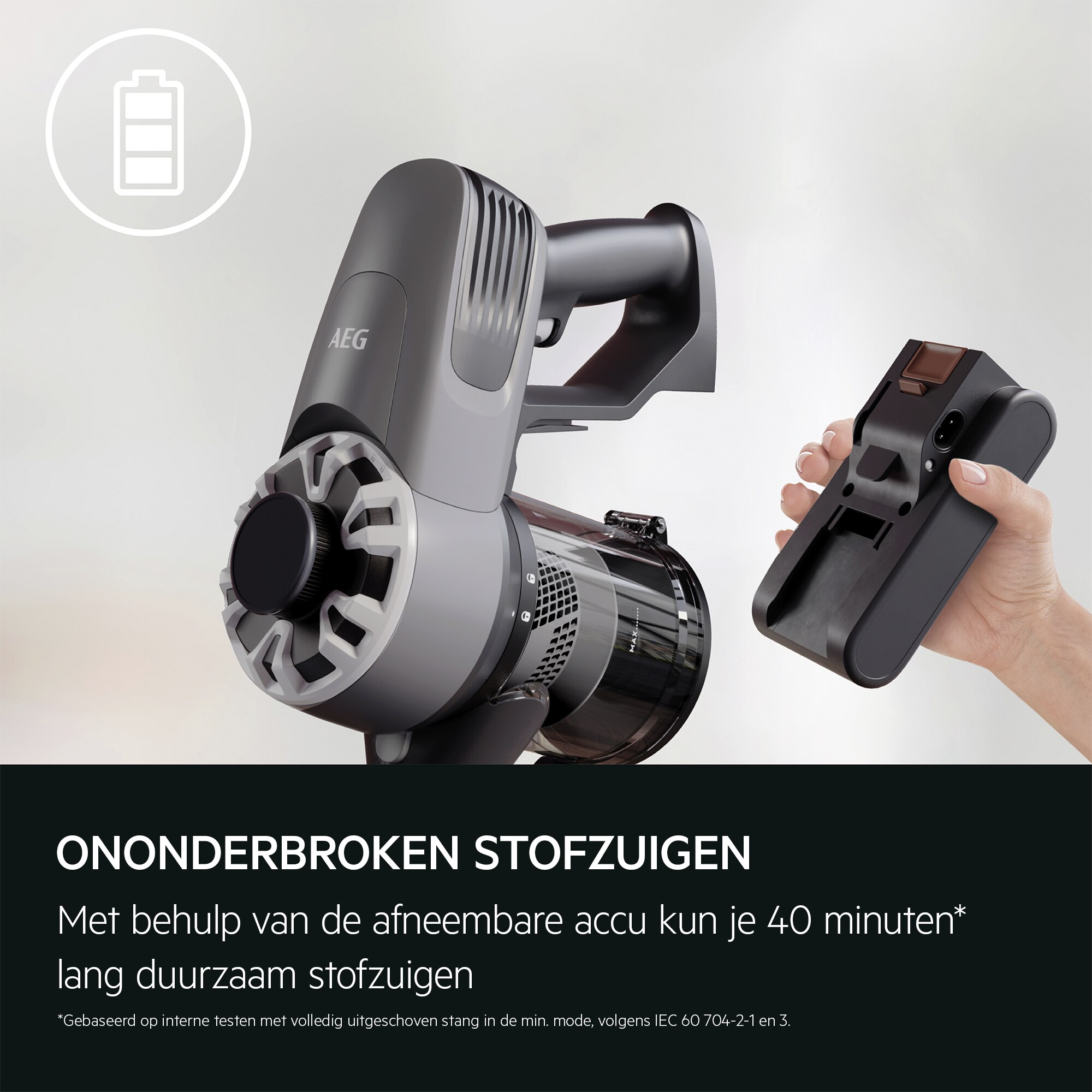 AEG - Steelstofzuiger - AP31CB21TG