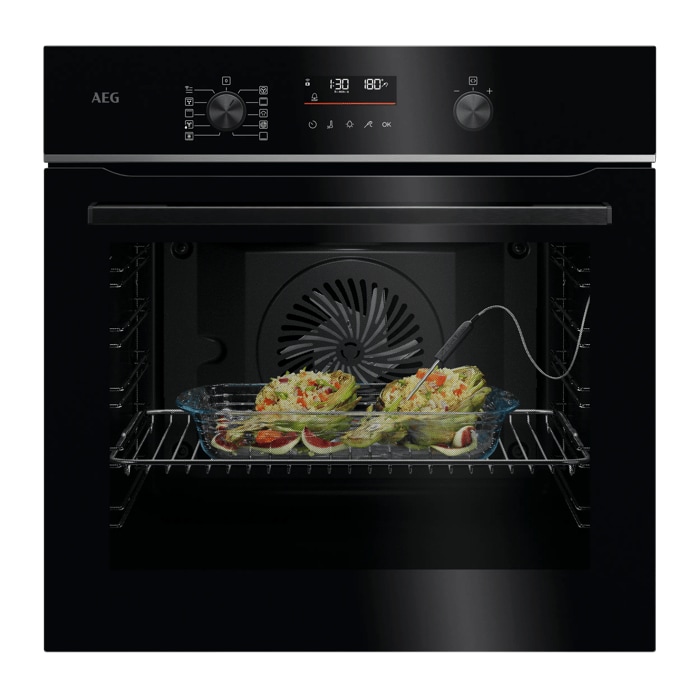 AEG 5000 SurroundCook met SteamBake - Heteluchtoven met stoomondersteuning met pyrolysereiniging V5PBA521AB