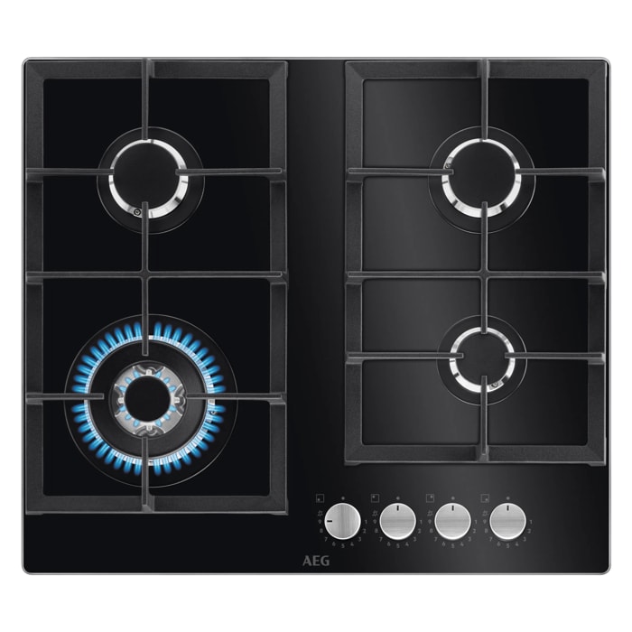 AEG 6000 Gas on Glass - gaskookplaat, 60 cm HKB64420NB