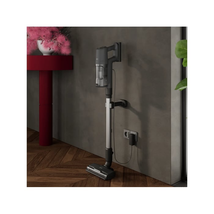 Cordless cleaner designed for easy and convenient storage.