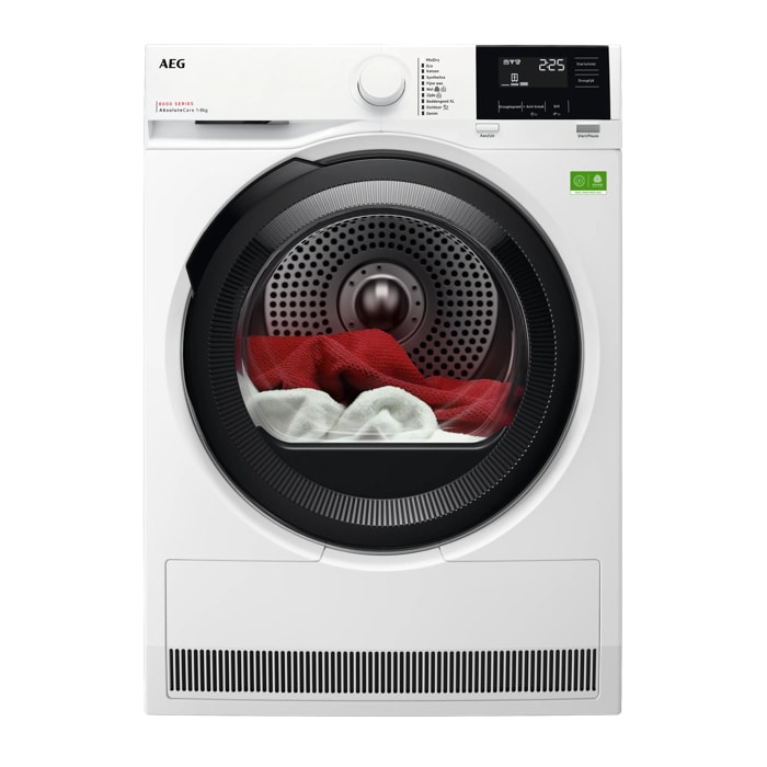 AEG TR838N4B 8000 AbsoluteCare - Warmtepomp droger - Energielabel A - 8 kg