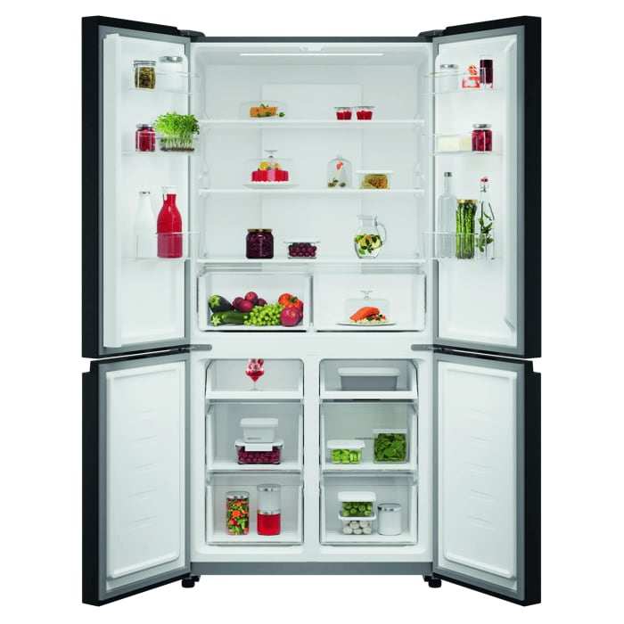 AEG 6000 TwinTech® NoFrost - Koel/vrieskast vrijstaand 190 cm Black VCM OM7MR601DB