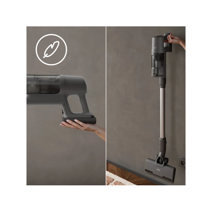 Cordless cleaner that is super lightweight for easy handling.