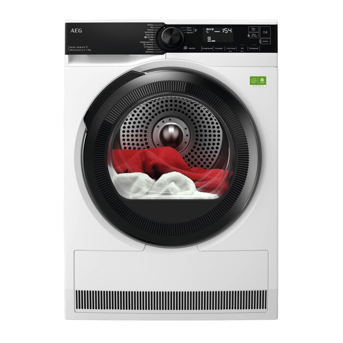 AEG 8000 AbsoluteCare® - Warmtepomp Droger 9 kg TR869T4C