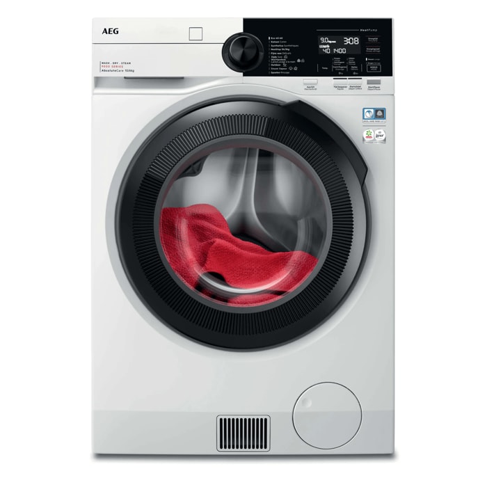 AEG 9000 AbsoluteCare® - Warmtepomp Was-droogcombinatie 10 kg LWR9506BN4