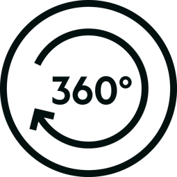 360⁰ Motion Technology™ wielen