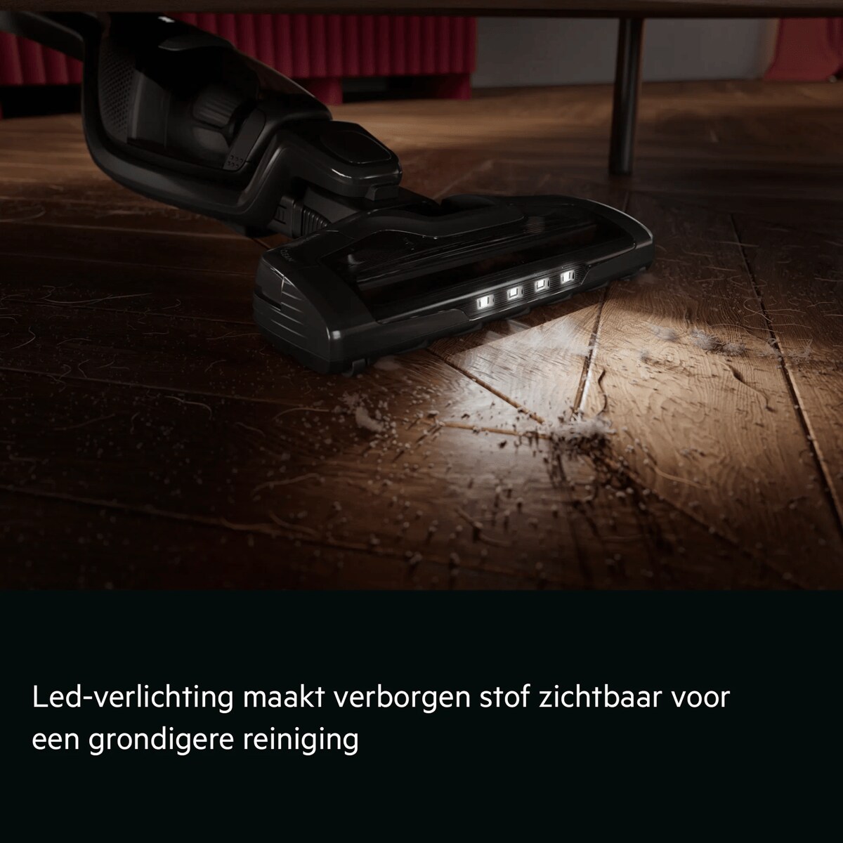 Led-verlichting maakt verborgen stof zichtbaar voor grondiger reinigen