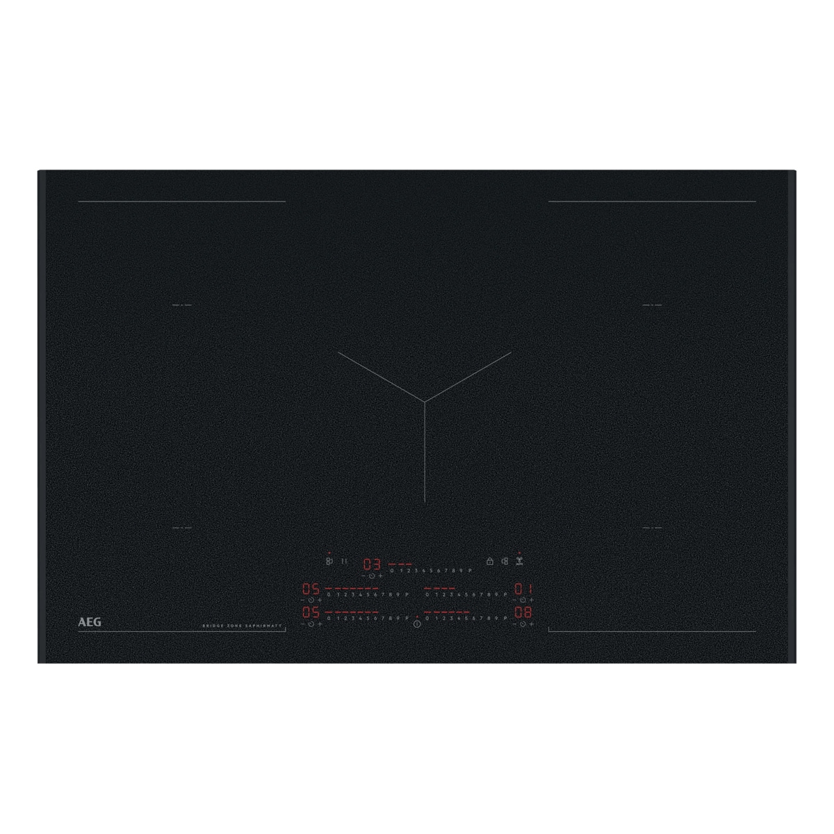 4588さま2049 6000 MultipleBridge - inductiekookplaat, SaphirMatt®, 80 cm NIK85M00AZ