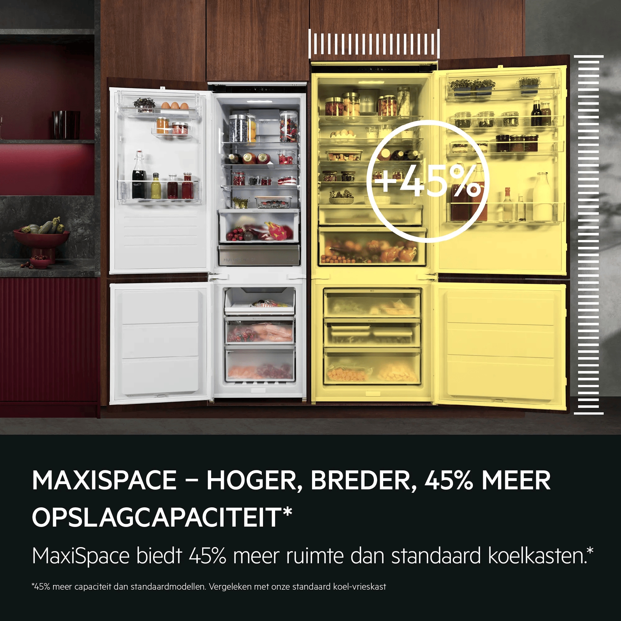 7000 GreenZone Koel/vrieskast inbouw MaxiSpace 189.4 cm NSC7P751CS