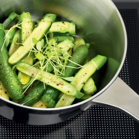 Een pan uit de AEG Gourmet-range