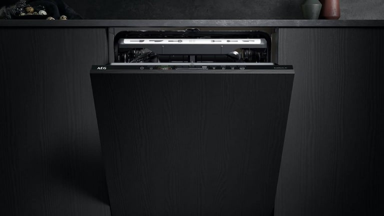 Afmeting van een AEG vaatwasser