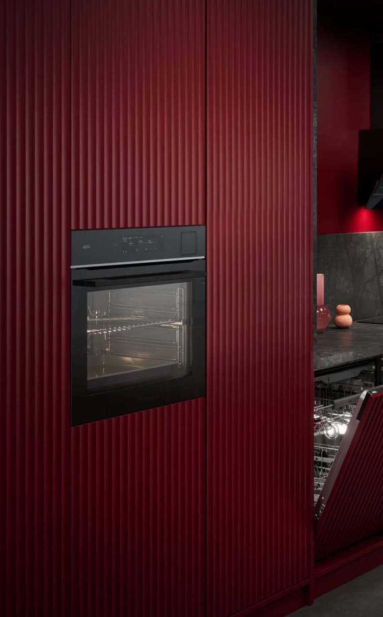 Een oven in een keuken