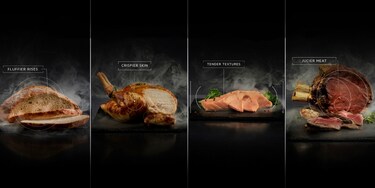 Food cooked with AEG Steam Ovens