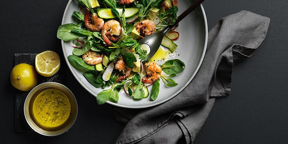 Afbeelding van een salade Afbeelding van een salade