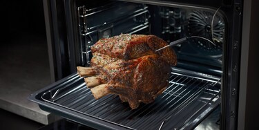 cooking lamb in oven with food probe