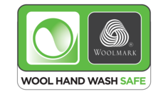 Green care-label van Woolmark