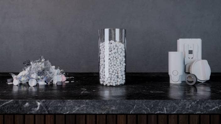 Gerecycled plastic