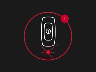 Cirkel aan-knop Cirkel aan-knop