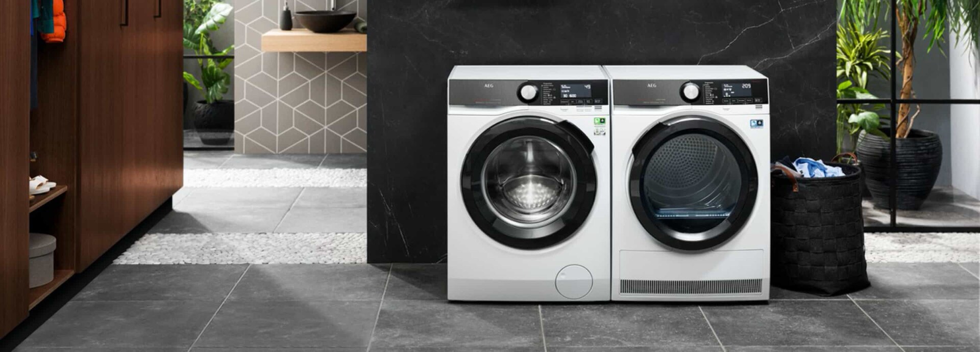 De wasmachines en drogers van AEG - meesterlijk gecombineerd