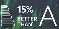15% zuiniger dan energieklasse A