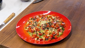 Salade sous vide van AEG chef David Martin
