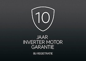 10 jaar garantie op Inverter Motor en Inverter Motor+