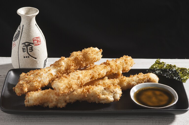 Tempura van asperges