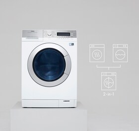 Wassen en drogen in één machine