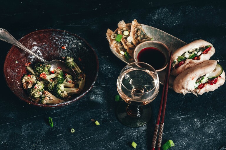 Bao buns met tempé
