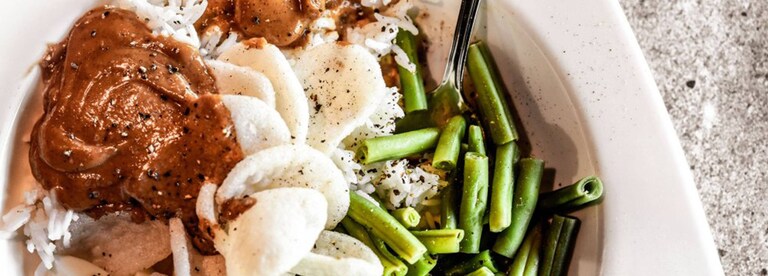 Gado gado uit de stoomoven